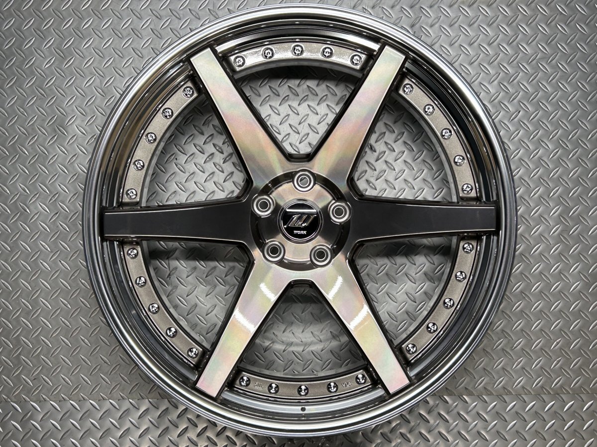 【訳あり新品】WORK ZEAST ST1 21インチ 9.5J +34 5穴114.3 TGP(トランスグレーP) ミドルコンケイブ DEEP-RIM(Hdisk) ワーク (24070099)拍卖