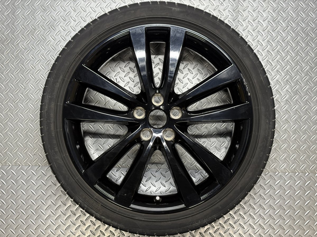 ジャガーXE 19インチ 7.5J +45 5穴108 純正 ホイール PIRELLI P-ZERO 225/40R19 ピレリ Pゼロ 品番GX7M-1007-HA X760 (24090089)拍卖