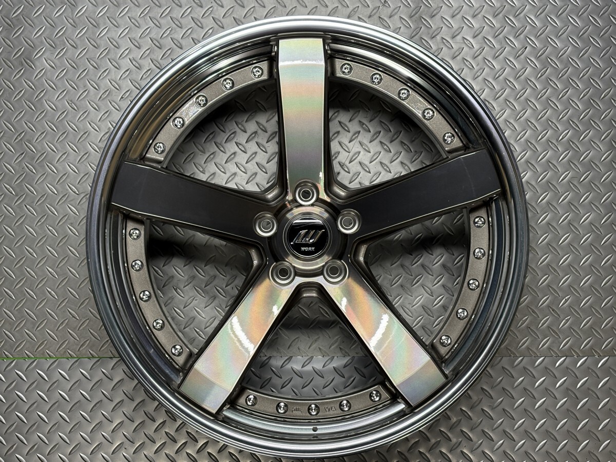 【訳あり新品】WORK ZEAST ST2 20インチ 9.5J +33 5穴114.3 TGP(トランスグレーポリッシュ) ミドルコンケイブ DEEP-RIM(Hdisk) (24110078)拍卖