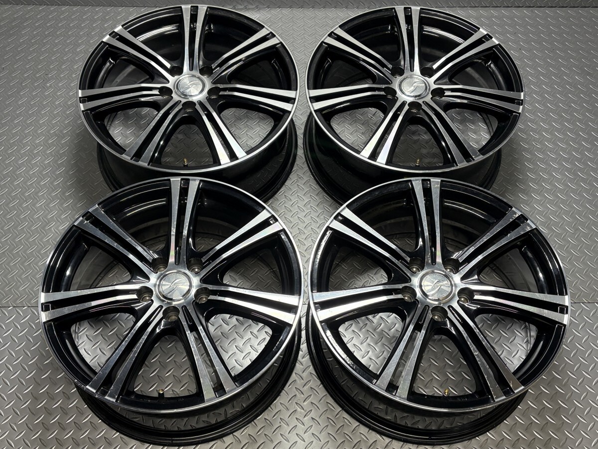 【ステップワゴン/オデッセイ等】LEHRMEISTER STRANGER 18インチ 7.5J +53 5穴114.3 レアマイスター (24110111)拍卖