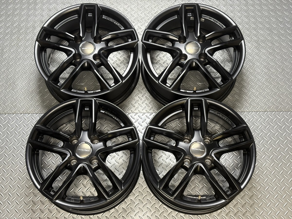 【プジョー208/2008/3008等】EUROTECH GAYA5 15インチ 6J +25 4穴108 LEHRMEISTER 206/207/307/シトロエンC3 ユーロテック (25040094)拍卖