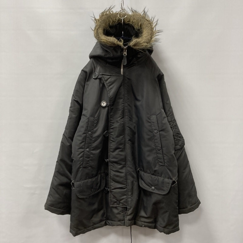 BAISU/バイス/N-3B Flight Jacket/フライトジャケット/フーデッドジャケットコート/ファー付きボアフード/中綿/ダイヤモンドキルト拍卖