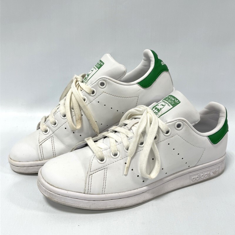 adidas/アディダス/Stan Smith/スタンスミス/PRIMEGREEN/プライムグリーン/FX5502/ホワイト×グリーン/ローカットスニーカー/23.5cm拍卖
