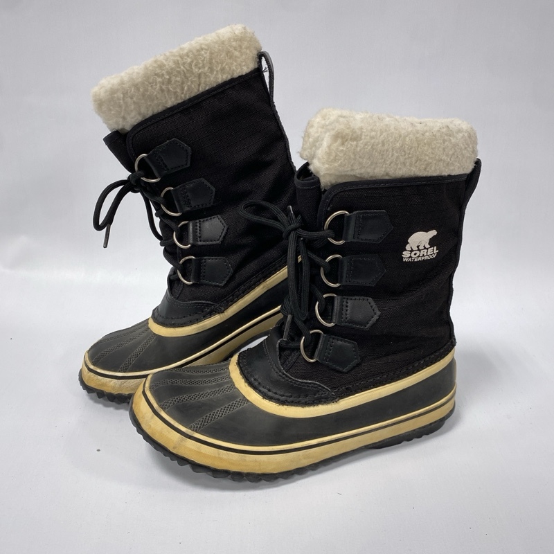 SOREL/ソレル/WINTER CARNIVAL/ウィンターカーニバル/NL1495/スノーブーツ/ウインターブーツ/レースアップブーツ/リップストップ/24.0cm拍卖