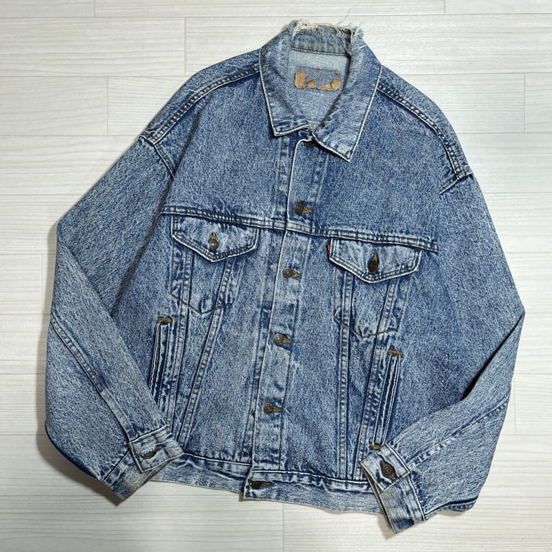 Levi's/リーバイス/90s/USA製/Denim Trucker Jacket/デニムトラッカージャケット/4th/Acid Wash/ケミカルウォッシュ/70507-4813/ビンテージ拍卖