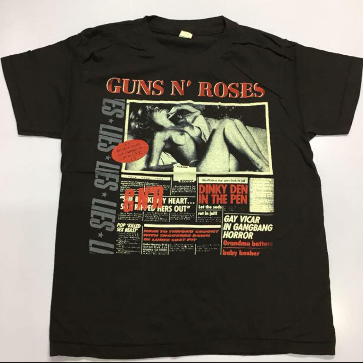 SR4B1 ガンズアンドローゼズ バンドTシャツ Lサイズ 3 GUNS N’ ROSES 拍卖