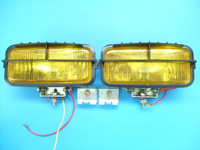 当時物 IPF ガード付き 角型 フォグランプ 旧車 角形 ホットロッド 高速有鉛 ハーレー マーシャル シビエ ピア ボッシュ レトロ ビンテージ拍卖