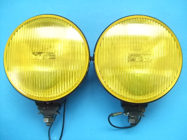 良品 FET140 丸型 14cm フォグランプ H3バルブ 旧車 シビエ マーシャル デュアルライト デュアルカウル ランドマスター オフロード丸形sub5拍卖