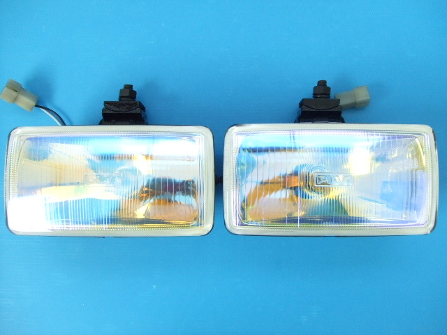 新品 PIAA60BIG イオンレンズ角型スポットランプ フォグランプ H3バルブ補助灯ピア角形 旧車トラック クロカン オフロード当時物subセット7拍卖