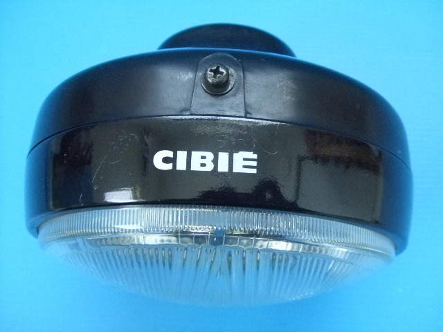 激レア 当時物 Zビーム付き 黒リム CIBIEロゴ 凸レンズ 180パイ 丸目 丸形 ヘッドライト 旧車ヘッドランプ シビエ CBX400F Z400FX GS400 XJ拍卖