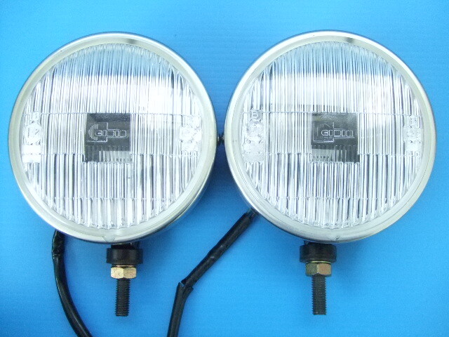 ほぼ新品 H3バルブ CIBIE 厚型40デュアルライト フォグランプ 旧車 クリアレンズ ビサージュ デュアルカウル シビエ 丸型 丸形 当時物sub拍卖