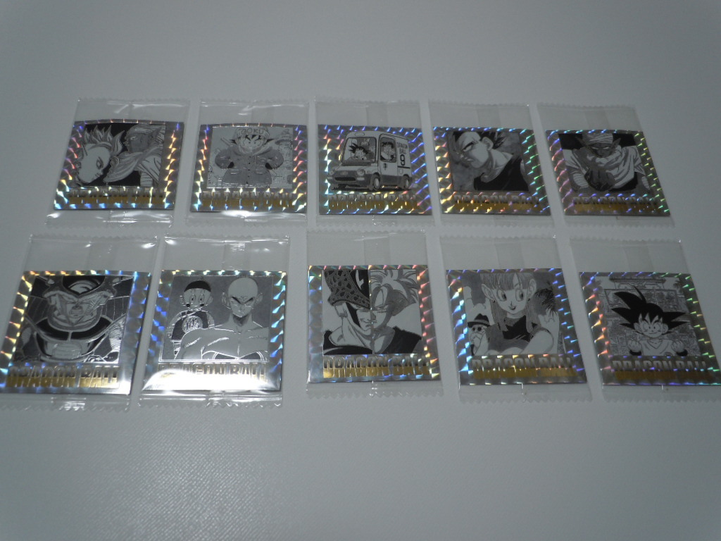 ドラゴンボール 40周年記念オリジナルイラストレーションシールウエハース 10種 未開封品拍卖