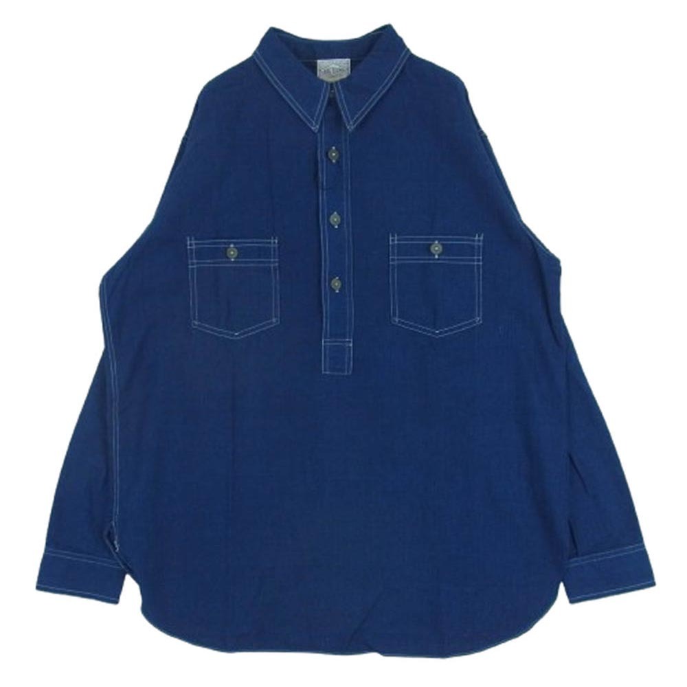 BIG YANK ビッグヤンク 23SS 600-231-01 C 1919 PULLOVER プルオーバー シャンブレー 長袖 シャツ 15.5【極上美品】【中古】拍卖