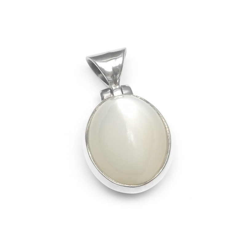 ホワイトムーンストーン ペンダントトップ No.2【1点もの】 / 60-18 MO-PT2拍卖