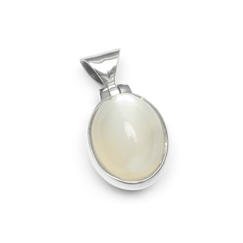 ホワイトムーンストーン ペンダントトップ No.3【1点もの】 / 60-18 MO-PT3拍卖