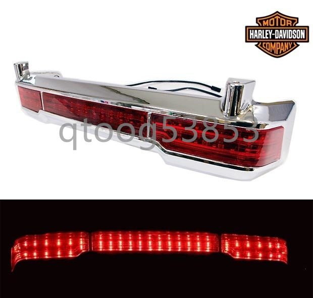 LED テールランプ クローム ~13年式 キングツアーパック用 ブレーキランプ ライト ツーリング FLHX FLHTC FLTR FLHR ツアラー拍卖