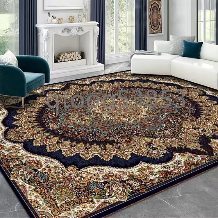 大好評☆ペルシャ風 高級で快適である 家庭用カーペット/玄関マット200*300cm長方形 絨毯 ペルシャ風 滑り止め付拍卖