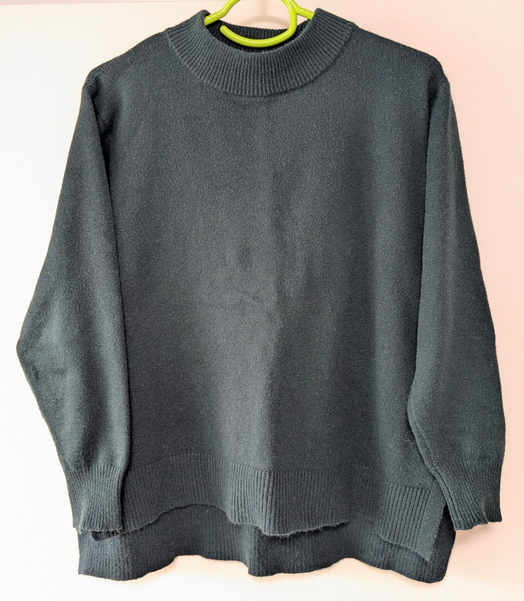 chocol raffine robe ショコラ フィネ ローブ 3WAY レイヤードニット ハイネックセーター ニット セーター拍卖