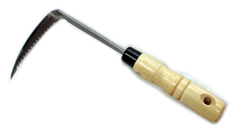 ◆新品◆即決◆コンコン鎌 草削り 短柄 ステンレス製 除草鎌 ◆拍卖