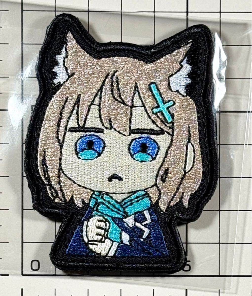 国内未発売 サークル正規品 ブルーアーカイブ シロコ 刺繍ベルクロ ワッペン 黒フチ ■ ブルアカ パッチ サバゲー拍卖