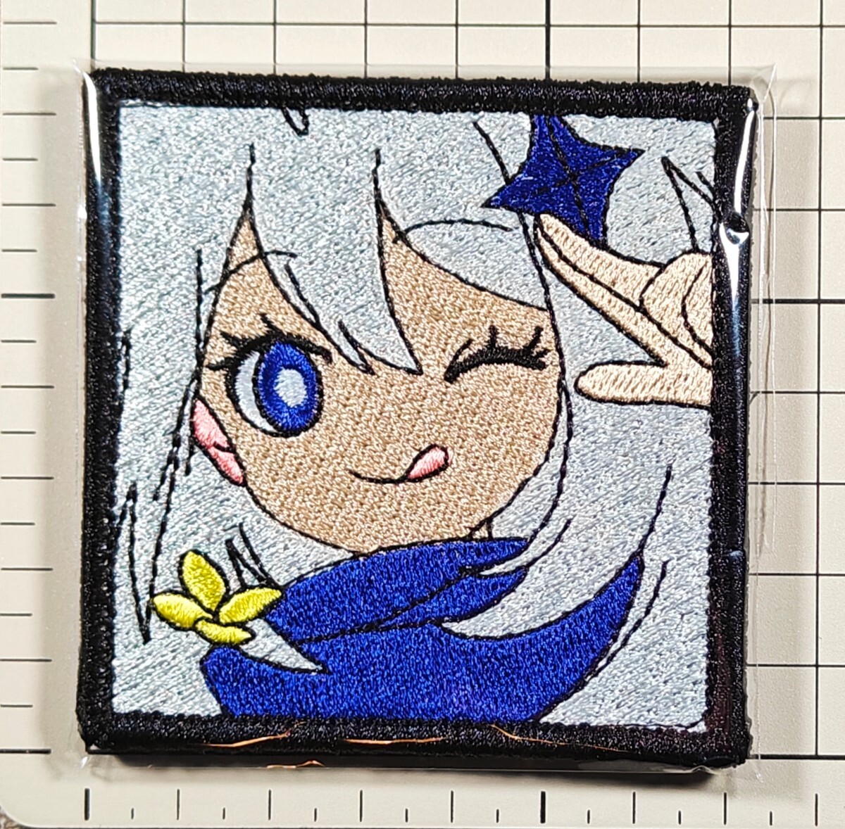 特価 国内未発売 サークル正規品 原神 パイモン 刺繍ベルクロパッチ ■ ワッペン サバゲー Genshin impact拍卖
