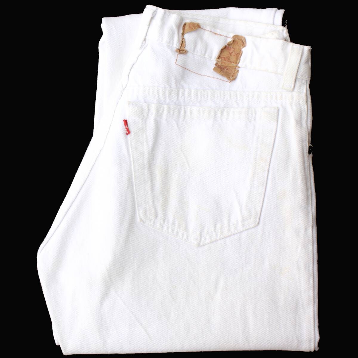 (51704)85年製80s LEVISリーバイス501-0651レギュラー ホワイト ジーンズW31 (MADE IN CANADAカナダ製ヴィンテージ白オフホワイト501XX)拍卖