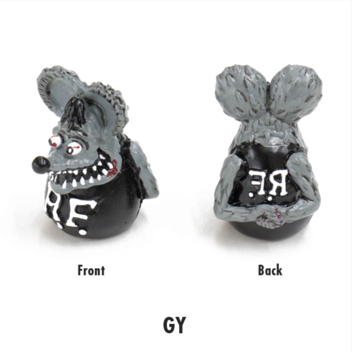 ¥送料一律¥ MOONEYES ラットフィンク エア バルブ キャップ グレー 灰 検)Rat Fink ムーン アイズ ロードランナー拍卖