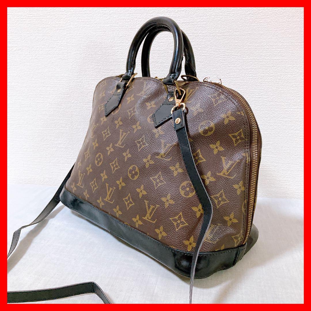 421 ルイヴィトン モノグラムアルマPM ハンドバッグ ショルダーバッグ拍卖