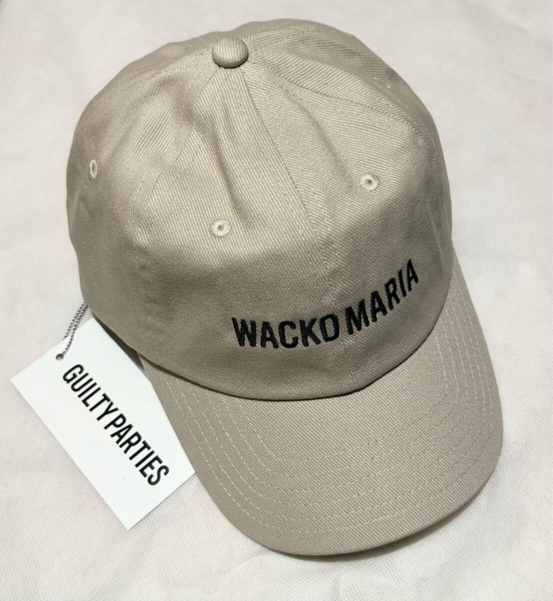 WACKO MARIA 6 パネル ワコマリア キャップ ベージュ Panel Cap拍卖
