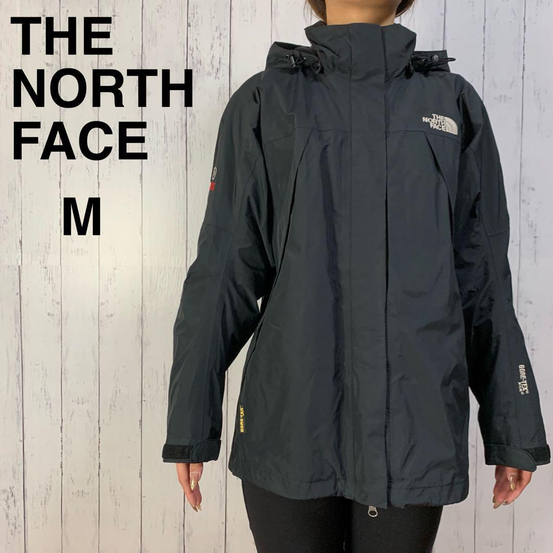 ノースフェイス サミットシリーズ マウンテンパーカー ゴアテックス 透湿防水 ブラック GORE TEX XCR 黒 レディース M フーディ ジャケット拍卖