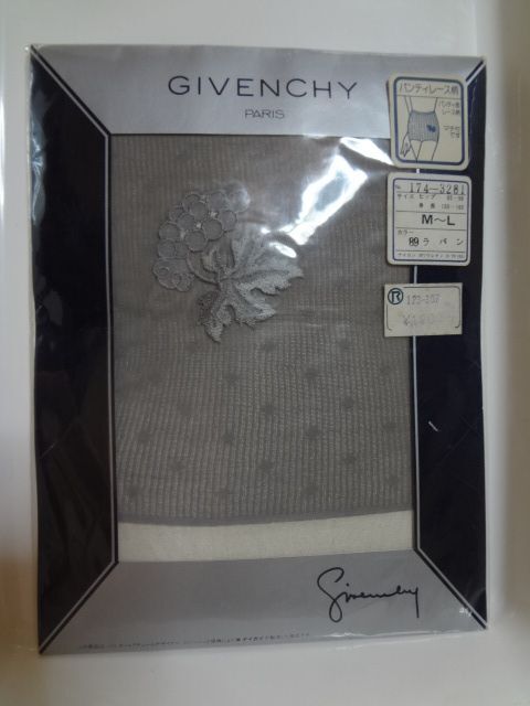 新品 レトロ ジバンシィ パンティレース柄 ストッキング M~L ラパン拍卖