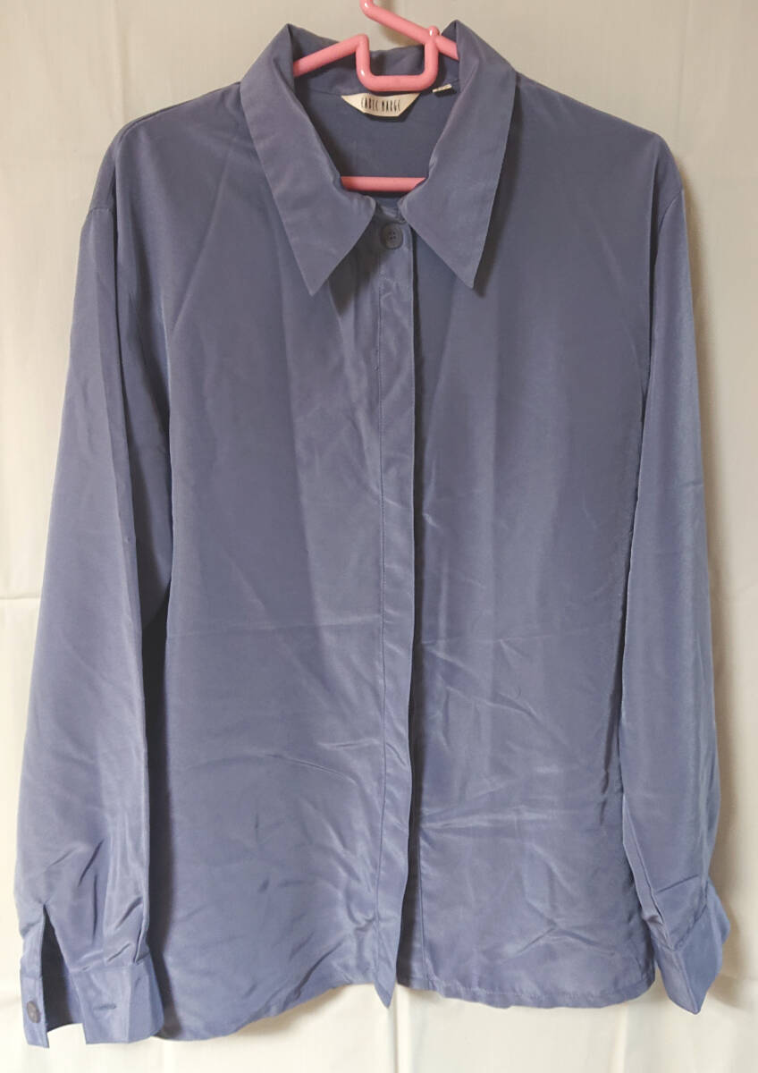 レディース 長袖ブラウス EABLE NARGE サイズM 昭和レトロ拍卖