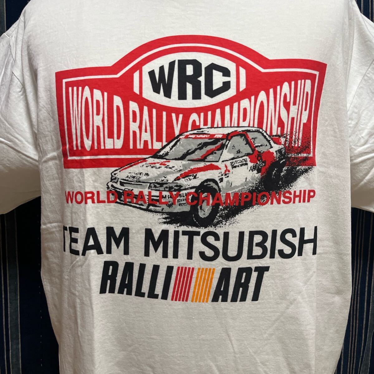 mitsubishi motor sports ralliart lancer evo wrc t shirt ラリーアート ランサー ランエボ 三菱 ラリー tシャツ 企業拍卖