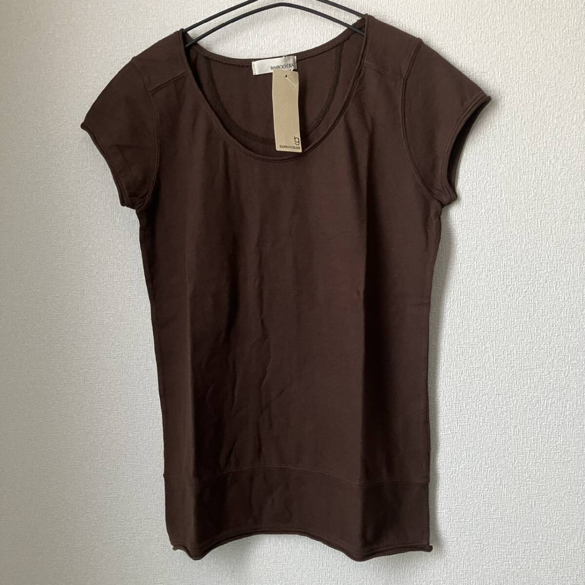 新品☆バンブーグラスBAMBOO GRASS☆フレンチスリーブカットソー拍卖