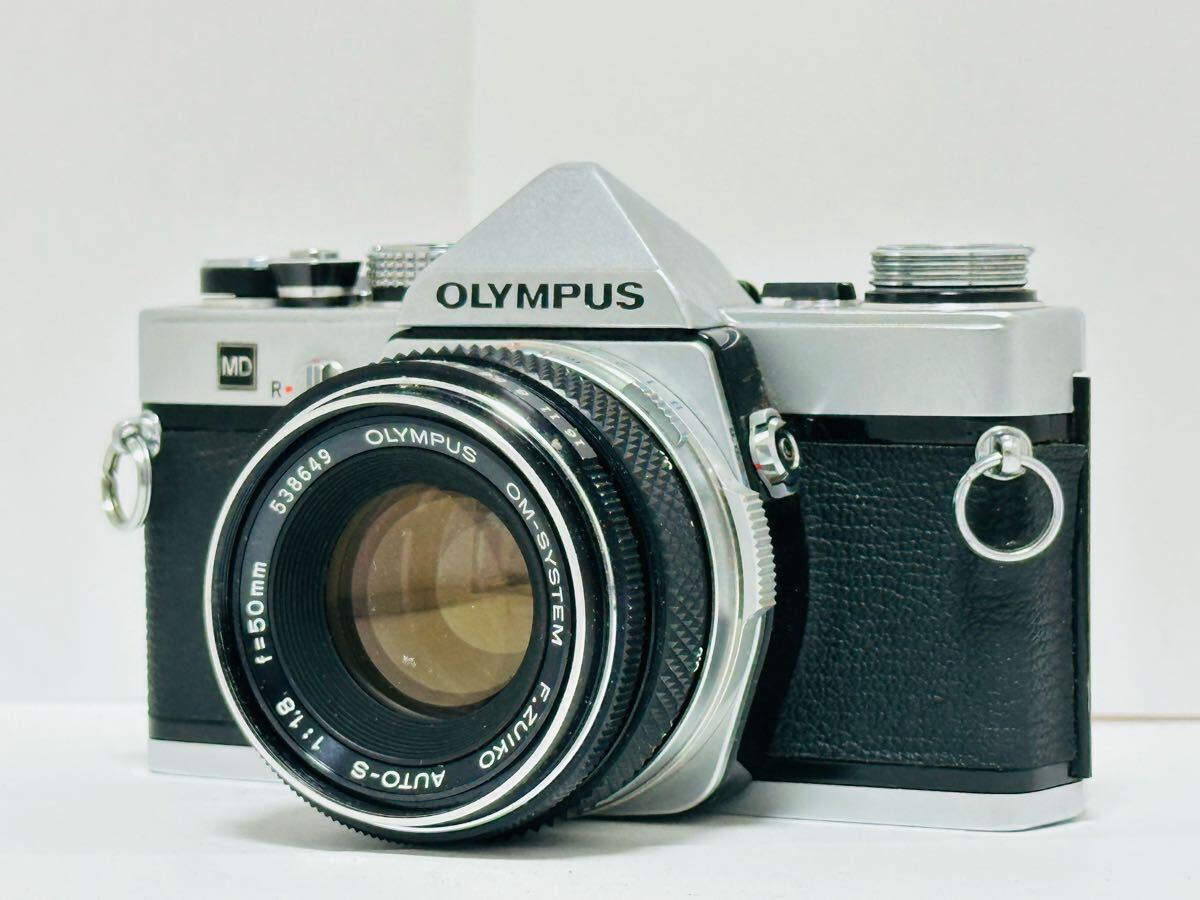 【動作品】 オリンパス OLYMPUS OM-1 MD + F ZUIKO 50mm F1.8 #B-0320拍卖