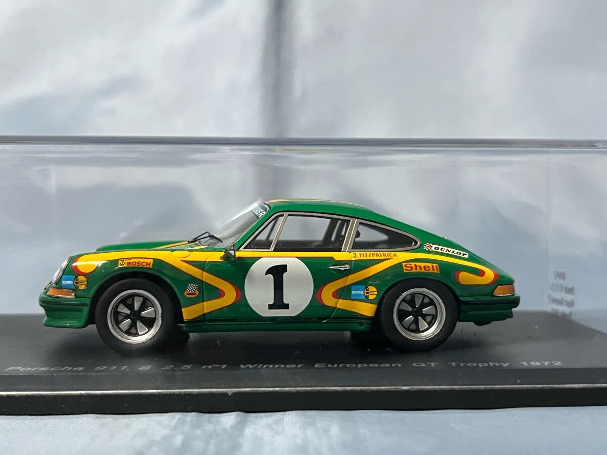 未開封 スパークモデル製 ポルシェ 911 S 2.5 ヨーロッパ GT トロフィー 優勝車 1972年 1/43拍卖