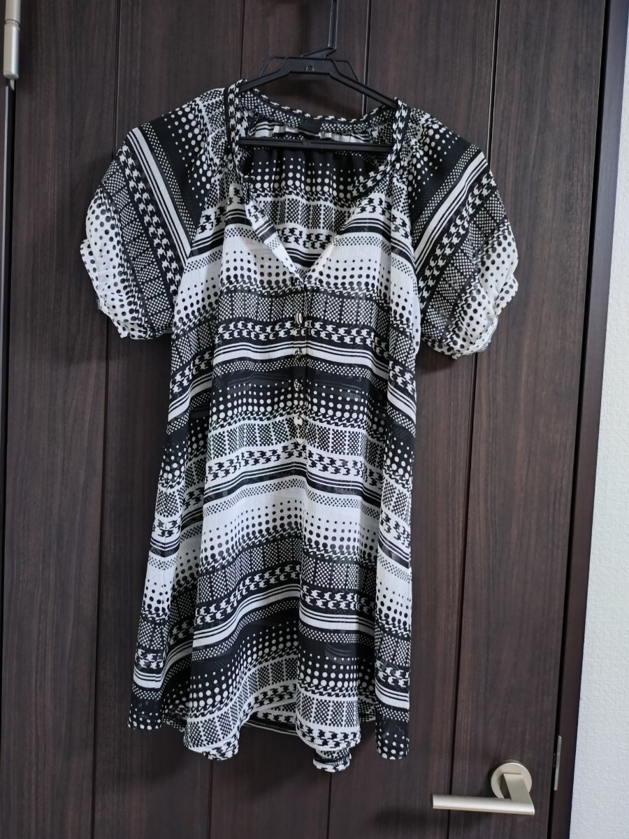 JEANASISジーナシス半袖チュニック【定形外送料無料】拍卖