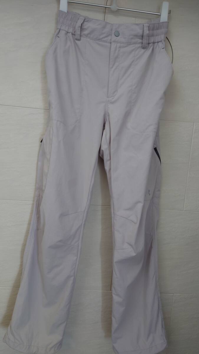 <美品> アンダーアーマー UNDER ARMOUR メンズL ナイロン100% ロングパンツ 色:オフホワイト拍卖