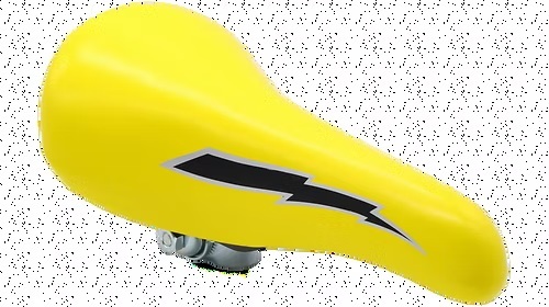 KUWAHARA ライトニングサドル イエロー クワハラ/桑原/Lightning Saddle/BMX/OLDMTB/MTB/ライトニング/サドル拍卖