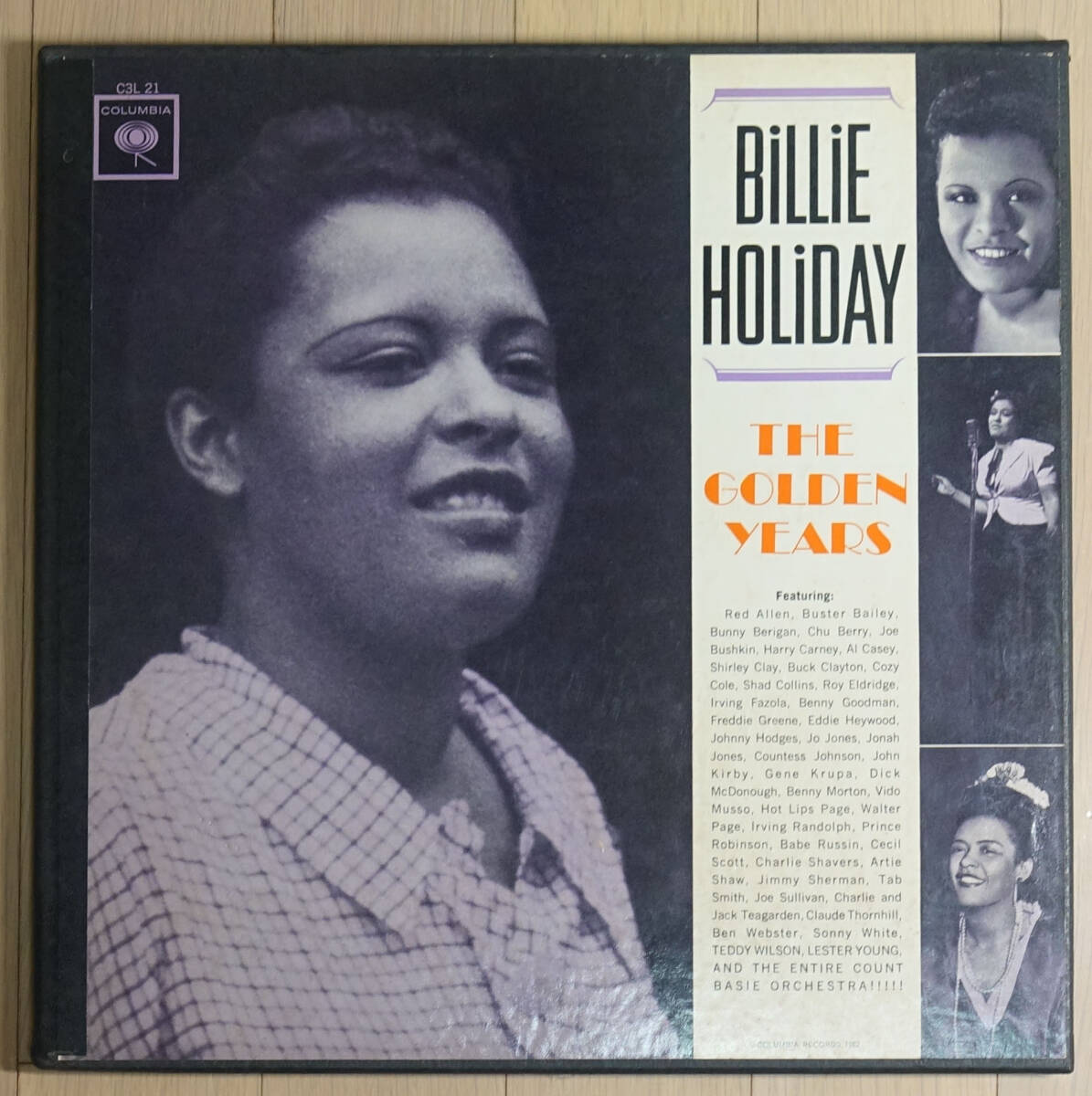 極美! US Columbia MONO C3L-21 オリジナル 6EYES Billie Holiday The Golden Years 3LP拍卖