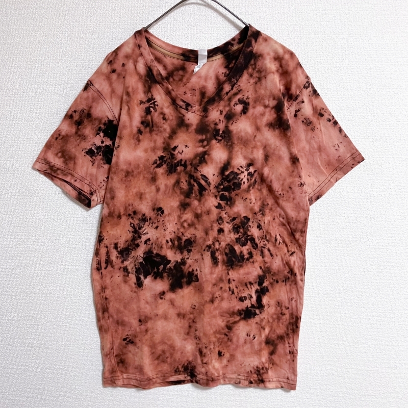 SHAKA CLASSIC タイダイ Vネック 半袖Tシャツ M ブリーチ 薄手拍卖