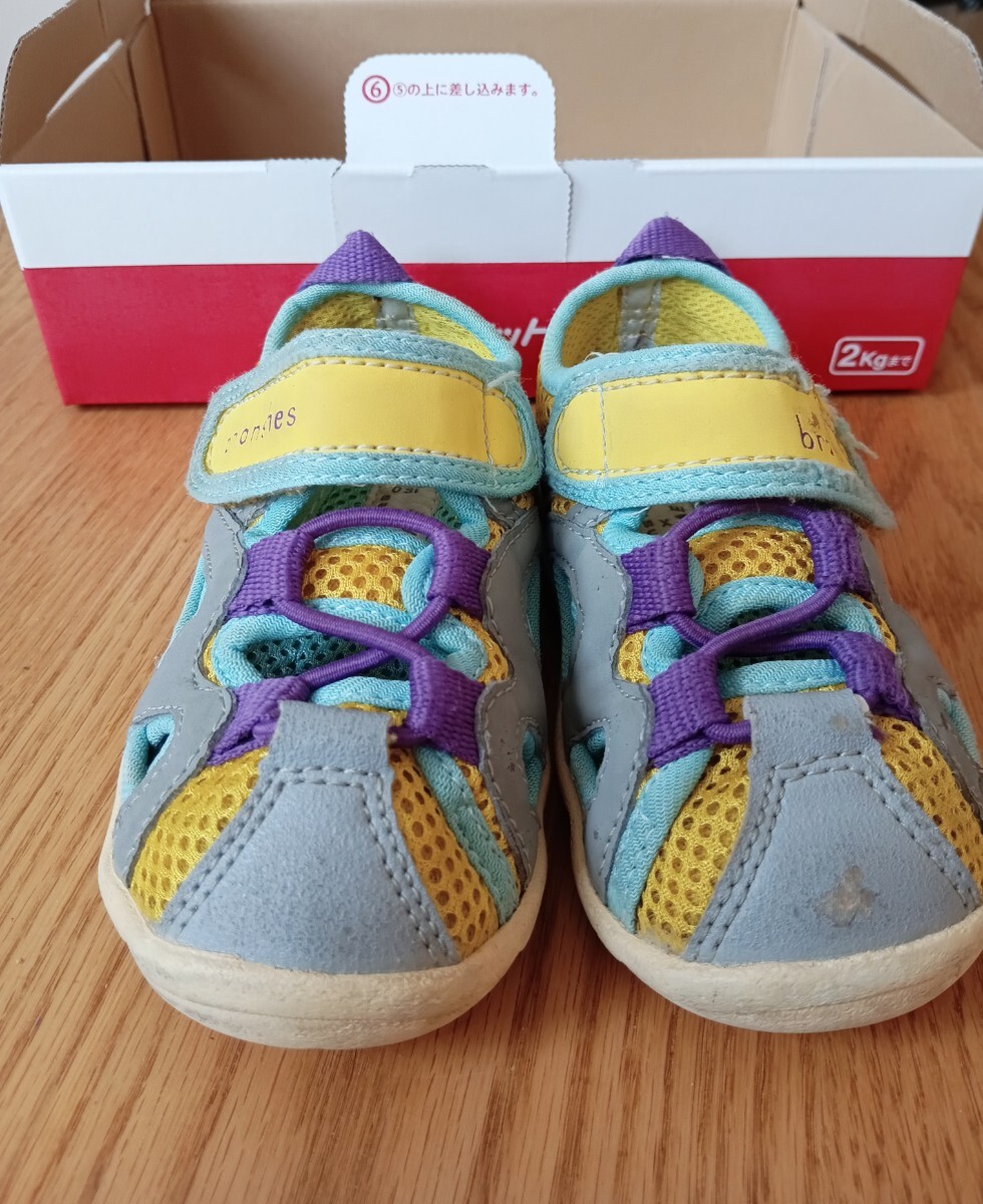 ブランシェスbranshesイフミー ベビーキッズサンダル 15センチ 男女拍卖