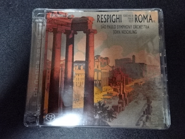 レスピーギ「ローマ三部作(ローマの噴水、ローマの松、ローマの祭)」2010輸入盤SACD BIS-SACD-1720 ネシュリング指揮拍卖