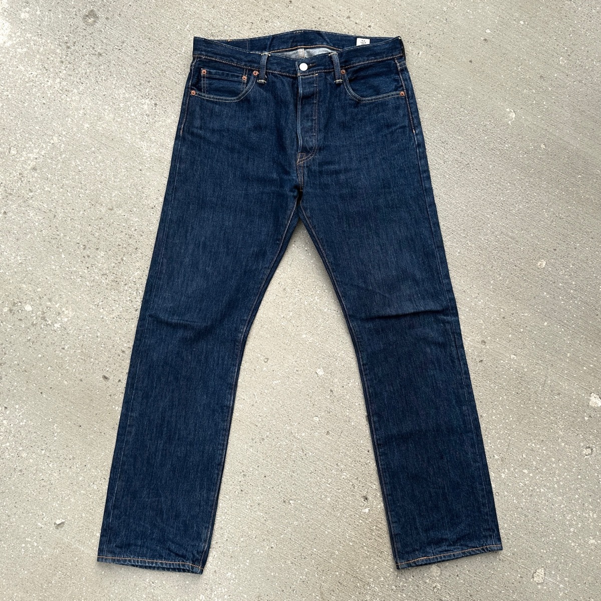 ホワイトオーク 米国製 Levi’s 501 00501-2453 W34(W35) L32 脇割り 美品 アメリカUSA製 レギュラー デニムパンツ ジーンズ 005012453拍卖