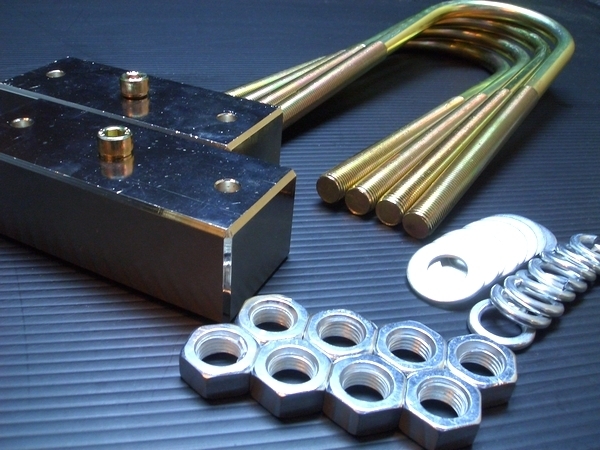 ● 強度試験成績書付 200系 ハイエース 1型-7型 スチールメッキ ロワリングブロックキット 38mm (1.5インチ) ローダウン S-GL DX ワゴンGL拍卖