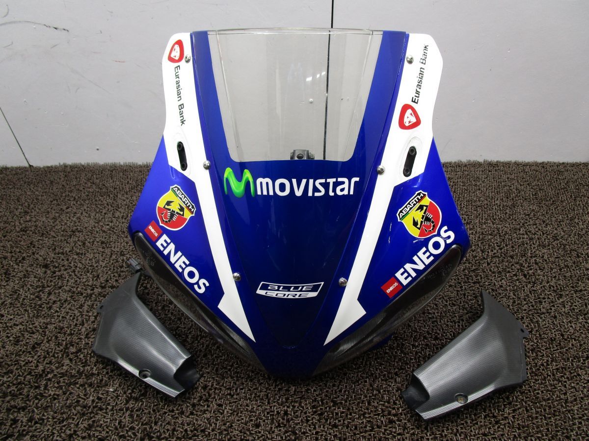 YZF-R1 アッパーカウル スクリーン ■A1888!RN041 ヤマハ 【 N503E 】 キャブ車 動画有拍卖