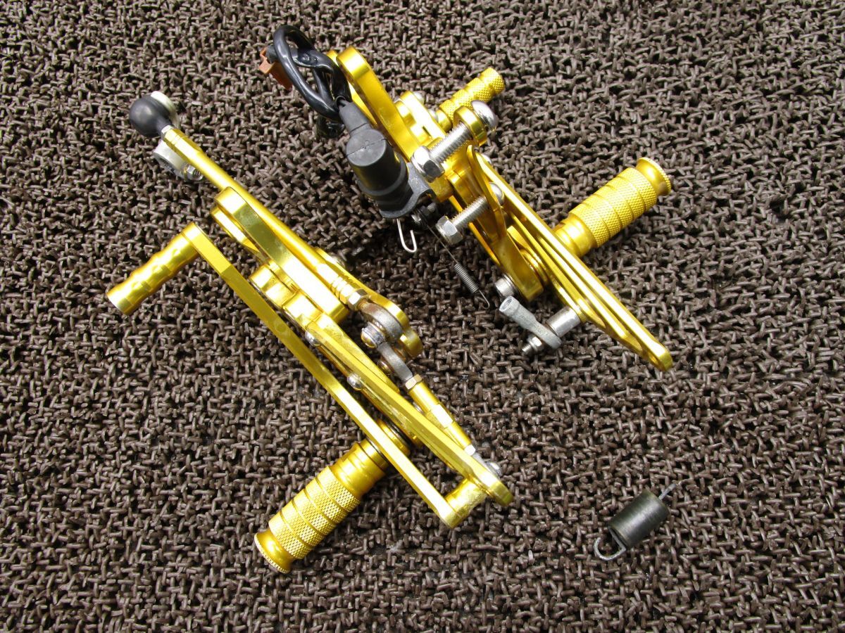 YZF-R1 バックステップ 左右 ▲A1834 ブレーキ チェンジペダル!RN041 ヤマハ 【 N503E 】 キャブ車 動画有拍卖