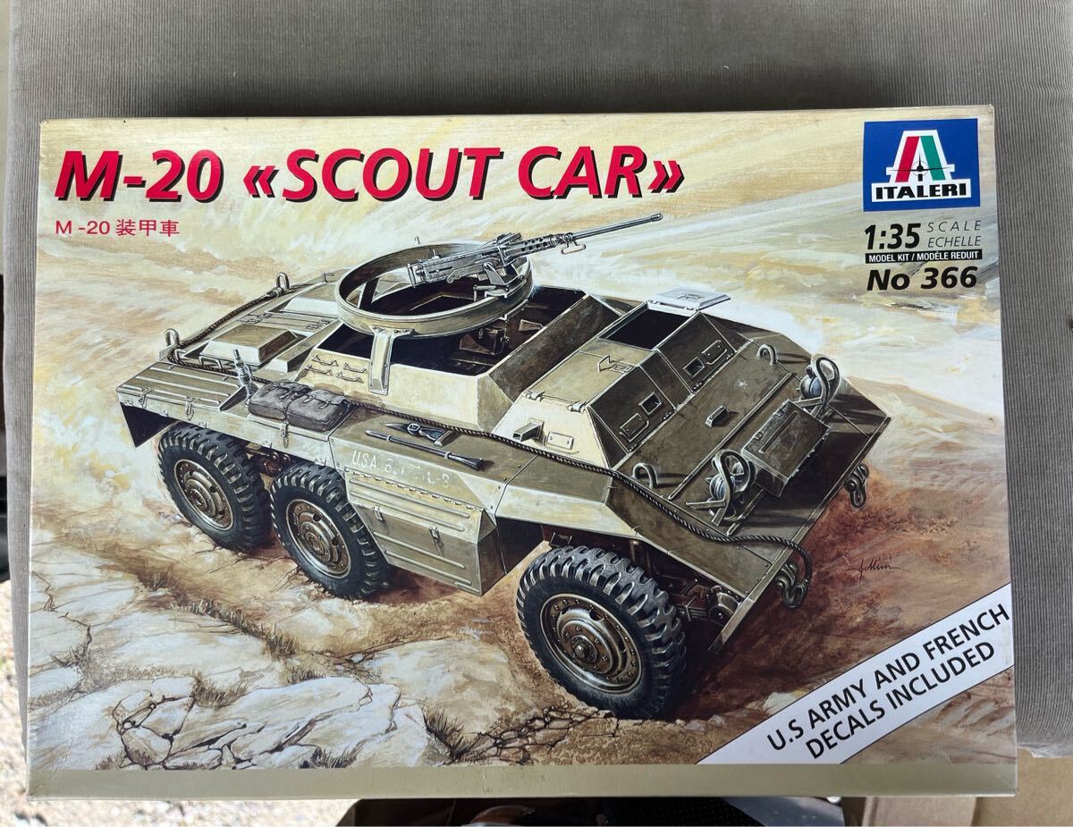 M-20 SCOUT CARM-20装甲車 イタレリ プラモデル 未組立プラモデル拍卖