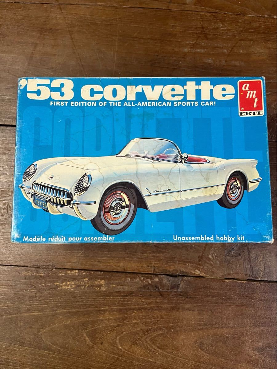 P53 corvetteFIRST EDITION OF THE ALL-AMERICAN SPORTS CAR! mERTI プラモデル当時物絶版 コルベットアメ車拍卖