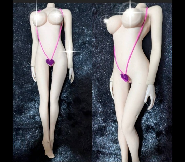 1/6ドール用 TBLeague ファイセンS07 サスペンダーランジェリー 濃いピンク拍卖